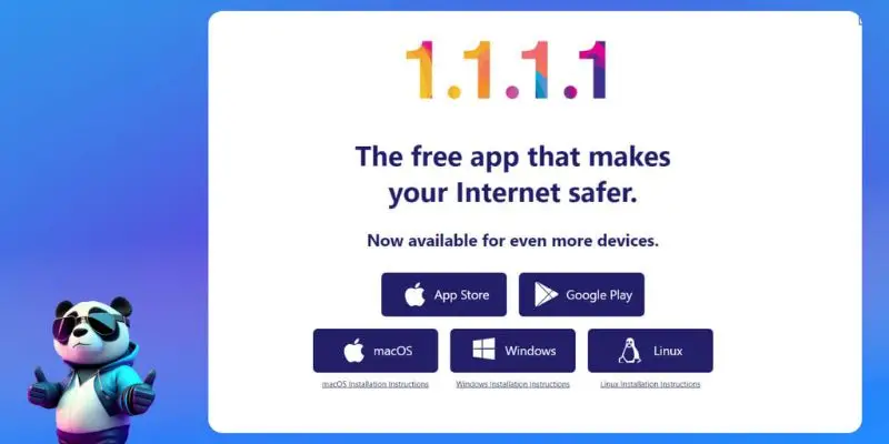 Tải App fake VPN đơn giản từ 1.1.1.1